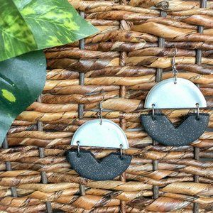 Sparkly Handmade Polymer Clay Earrings